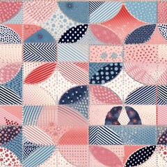 Fototapeta premium classic pattern textile design chess background
