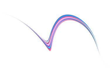 Blue and red neon wavy lines. Red blue special effect, speed police line. Magic of moving fast lines. Laser beams. Particle motion effect. Acceleration speed motion on night road. PNG.