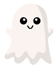 Cute Halloween ghost.