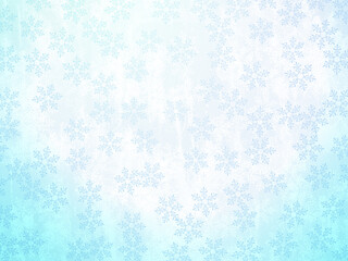 Winter background with snowflake  motif.  