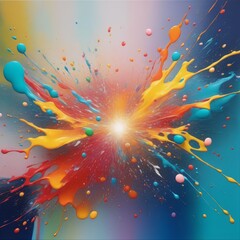 abstract background of colorful splash. 3d rendering illustration, 3d rendering. abstract background of colorful splash. 3d rendering illustration, 3d rendering. 3d abstract colorful illustration of l