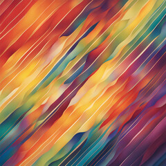 Radiant Spectrum Fusion An abstract print