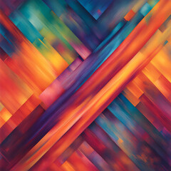 Radiant Spectrum Fusion An abstract print 4