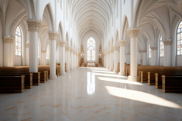 Interior of a church.