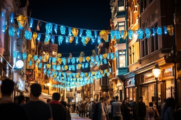 Ramadan Street Festivity: Lanterns, Lights, and Community  