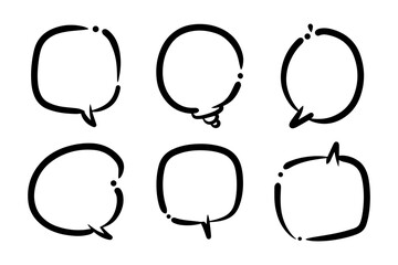 Comic bubbles for design purposes