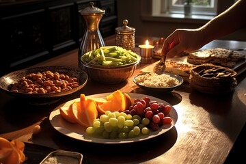 Obraz premium Family Gathering for a Traditional Feast