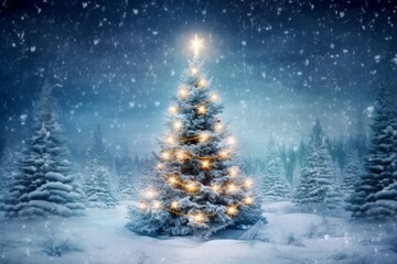 Christmas Tree Night Magic.
