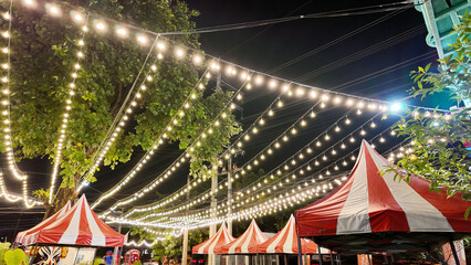 tent festival light bright carnival festival event party celebration circus night market decoration...