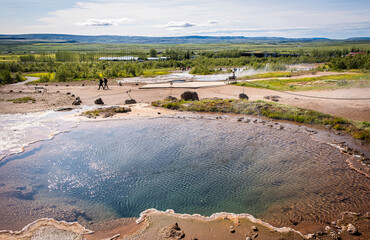 Strokkur is Iceland’s most visited active geyser. One of the three major attractions on the...