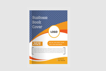 Corporate book cover design Layout template