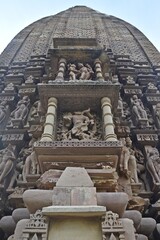 Sculptures on  Khajuraho Group of Monuments | UNESCO World Heritage Site, Madhya Pradesh, India
