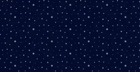 Foto op Plexiglas snow sprinkle seamless patternwinter pattern for christmas, fabric print, paper wrap, paper gift © izzul fikry (ijjul)