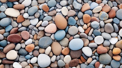 background with Assortment of Rocks and Stones in Various Textures and Shapes generated by AI tool