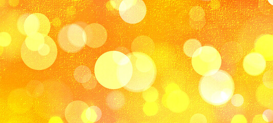 Yellow bokeh background for seasonal, holidays, event and celebrations