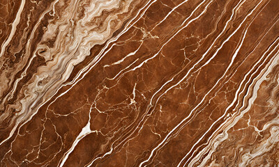 Brown marble texture with white patterns. Brown marble texture with white patterns and lines