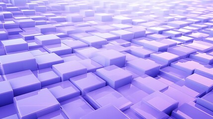 Whimsical Lavender Dreams. Tiles Arranged to Create 3D Textured Background, Geometric Surface Wavy...