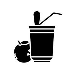 yogurt glyph icon