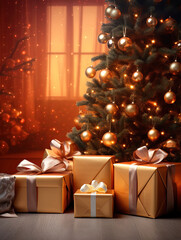 Christmas Tree with Gifts.