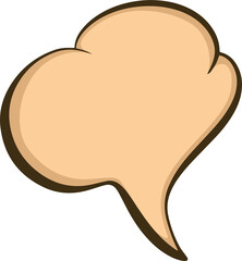 dialogue speech balloon doodle