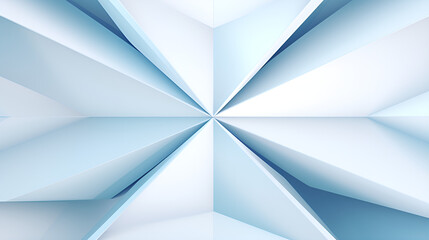 Geometric Elegance: Icy Blue Abstract Polygon Pattern.abstract 3d background.AI Generative 