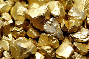 A gold mine in the context of global gold production, emphasizing its significance in meeting worldwide demand for gol - obrazy, fototapety, plakaty