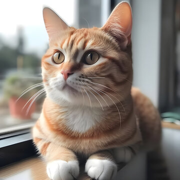 Cute cat pictures for instagram. Generative AI.