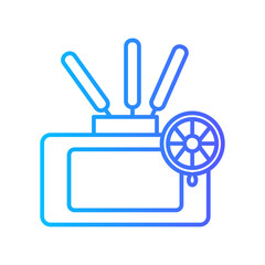 Obraz premium aromatherapy gradient icon