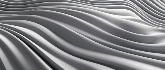 Abstract silver waves.