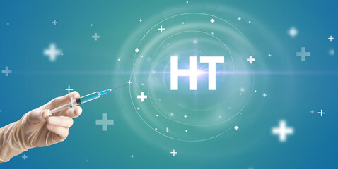 Syringe needle with virus vaccine