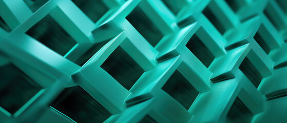 intricate abstract geometric structure.