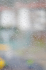 rain drops on window