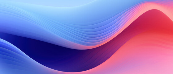 Ethereal abstract design featuring wavy lines and a dynamic color blend.