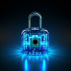 Digital Cyber Security Sicherheits Schloss Sicherheit in der digitalen Welt