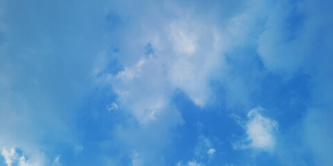 Blue sky clouds background. Beautiful blue sky and clouds natural background. vector illustration.