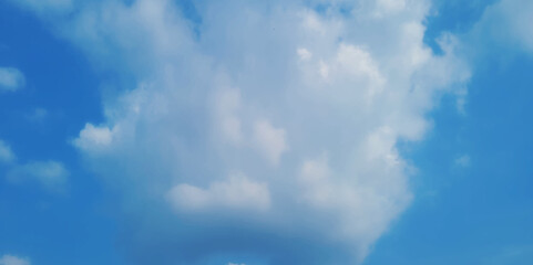 Blue sky clouds background. Beautiful blue sky and clouds natural background. vector illustration.