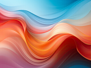 Obraz premium Design concept with an abstract colorful gradient background suitable for banners, ads, and presentations.