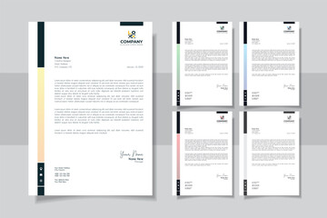 Professional And Creative Modern Minimalist Corporate Business Letter Head Template	