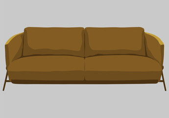 sofa isolated on white background