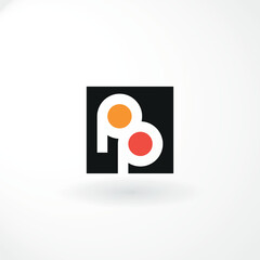 Vector Logo - Lettermark Design is Combination Letter Double P's with Customized Font