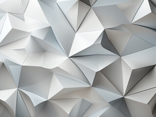 White and gray color background with abstract geometric elements.