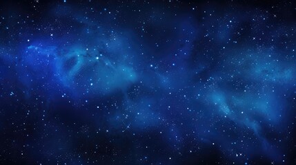 Naklejka premium Blue cosmos with countless stars, abstract space background
