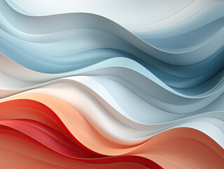 Fototapeta premium An abstract grey background poster featuring dynamic waves. of a technology network.