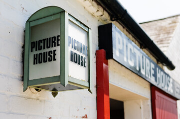 Old fashioned Picture House signs
