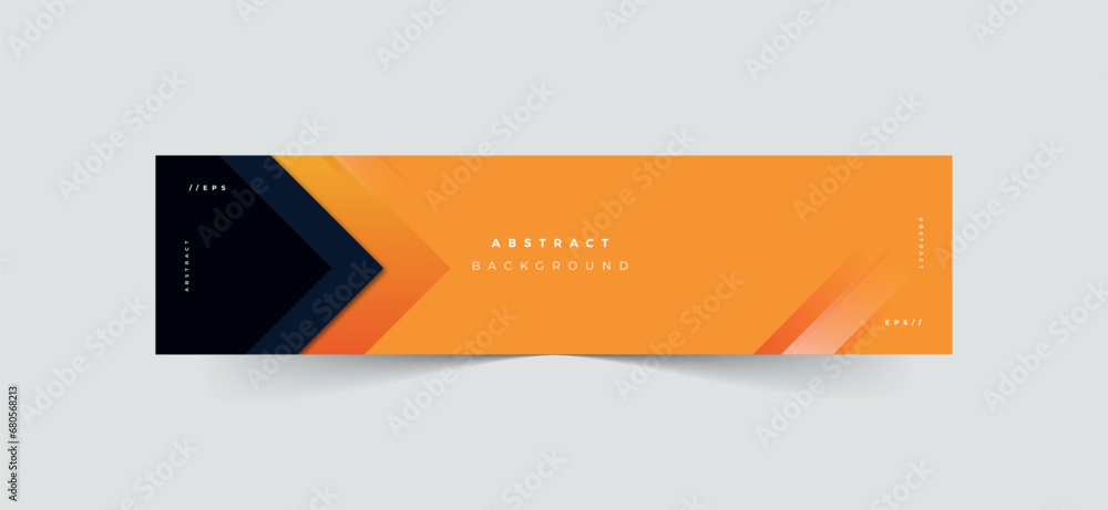 Canvas Prints linkedin abstract banner template, abstract background linkedin banner