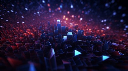 Obraz premium space neon abstract background.