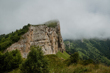 rocks of the Big Thacha in the Republic of Adygea in the Caucasus