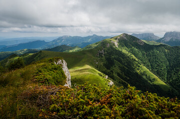 rocks of the Big Thacha in the Republic of Adygea in the Caucasus