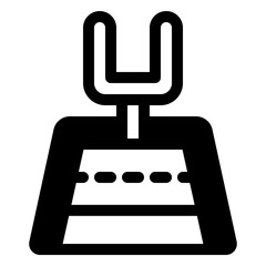 Rugby Field Glyph Icon