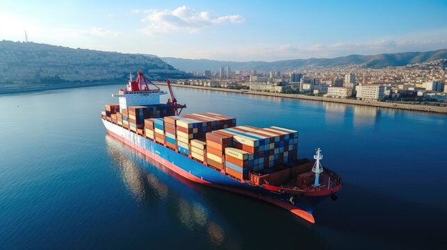 view ship crgo at the port